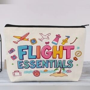 🎁Colorful Flight Essentials Pouch and Makeup Bag
